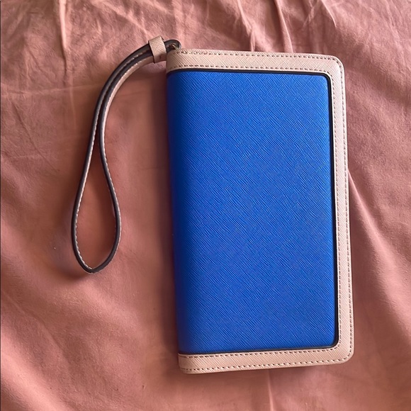 Anne Klein Blue and Pink Women's Clutch - Picture 2 of 7